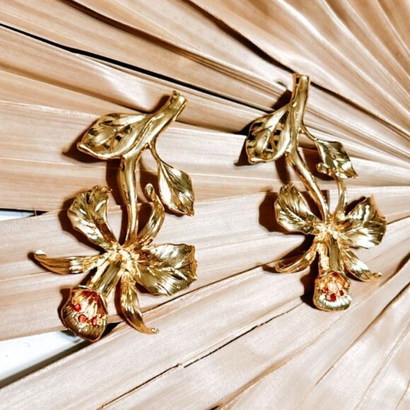 bohemian statement earrings A283 - Picture 1 of 3